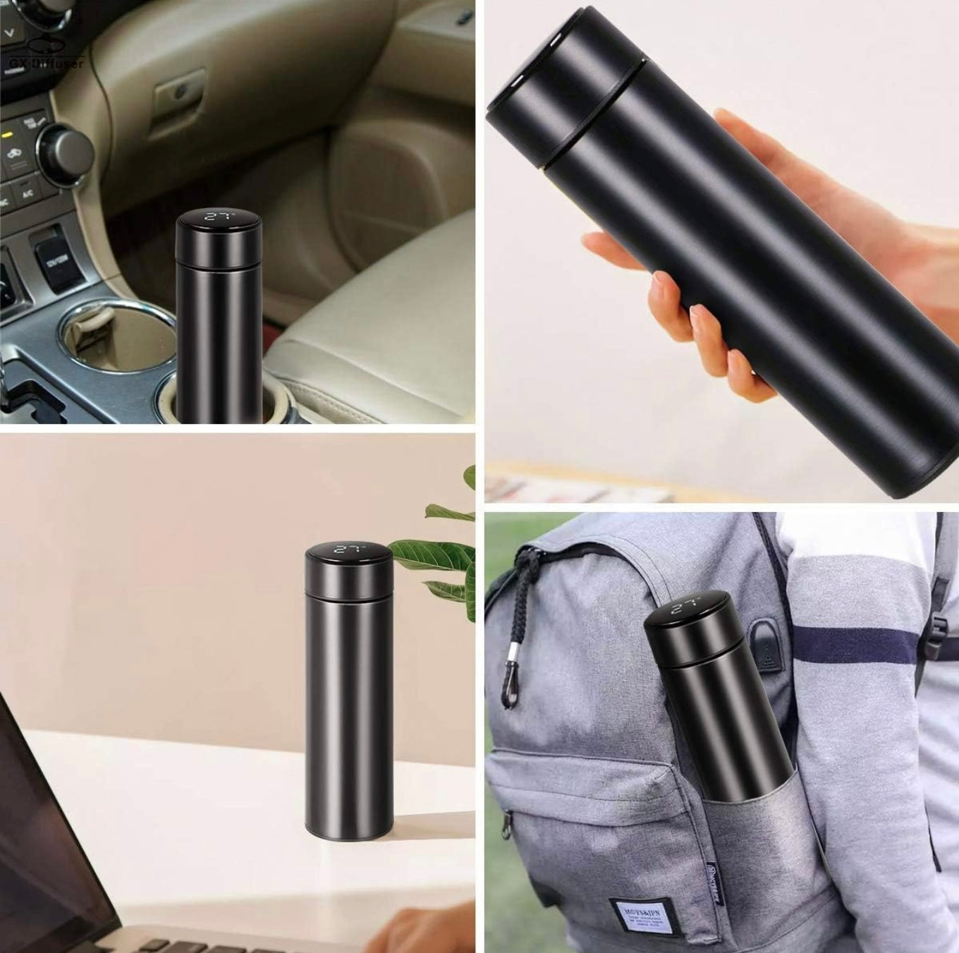 TERMO INTELIGENTE EN ACERO INOXIDABLE - La mejor manera de llevar tus bebidas a cualquier lugar