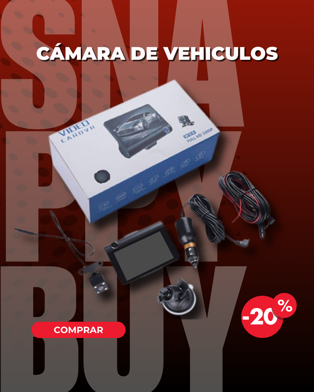 CAMARA PARA VEHICULO DELANTERA, TRASERA E INTERIOR CON VISION NOCTURNA HD - La tranquilidad que mereces en cada kilómetro